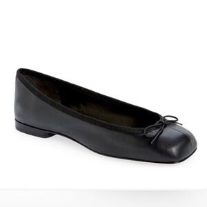 rag & bone Black Joey Leather Flats